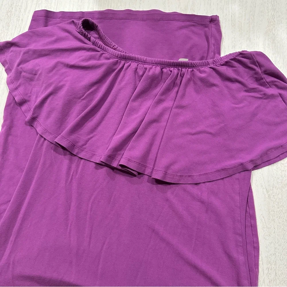 ASOS Ruffle Off Shoulder Midi Dress - Picture 3 of 7